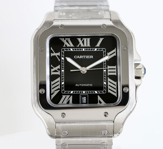 CARTIER SANTOS BLACK DIAL