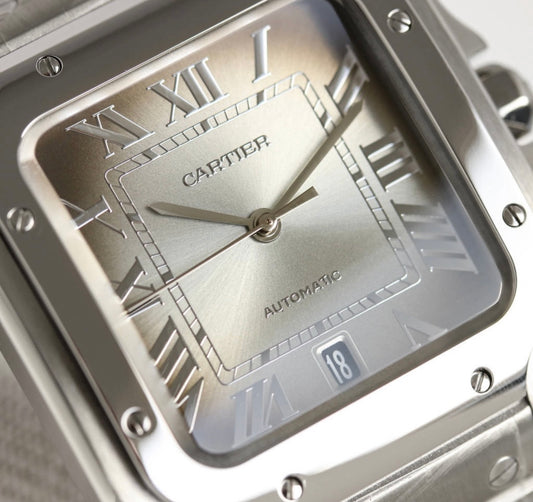 CARTIER SANTOS CHAMPAGNE DIAL