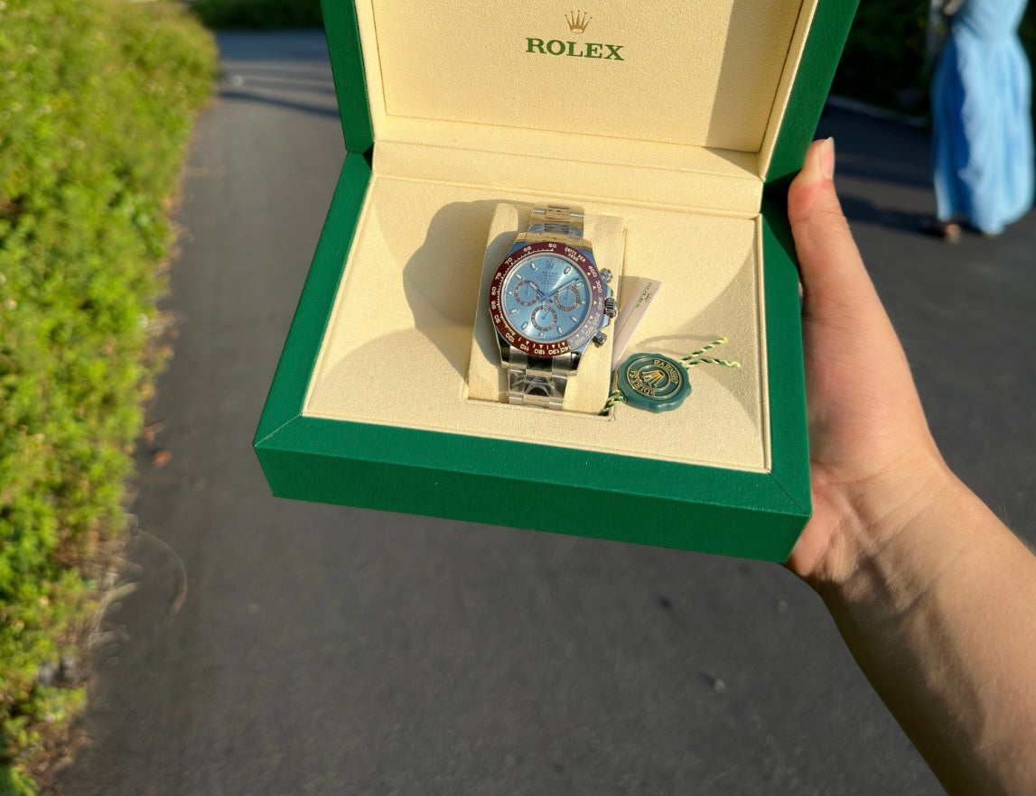 R*LEX DAYTONA ICE BLUEE PLATINUM RF.116506
