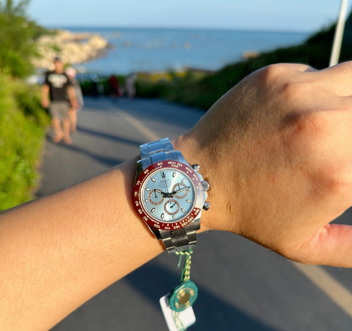 R*LEX DAYTONA ICE BLUEE PLATINUM RF.116506
