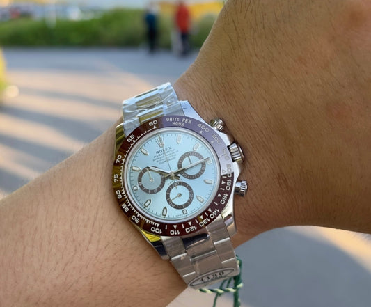 R*LEX DAYTONA ICE BLUEE PLATINUM RF.116506